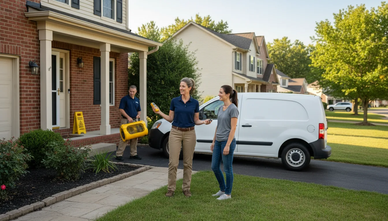 Residential water damage restoration in Johnson City, NY